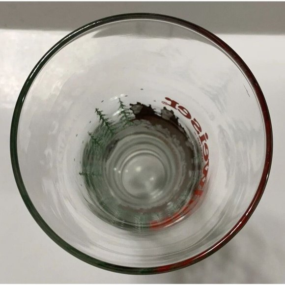 Vintage 1989 Budweiser Christmas Holiday Clydesdale Horses Pilsner Beer Glass - Picture 5 of 11